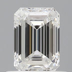 Diamante Naturale Taglio Smeraldo 0.53ct EX/VG E VVS2 - GIA - 5.57x3.92x2.55mm