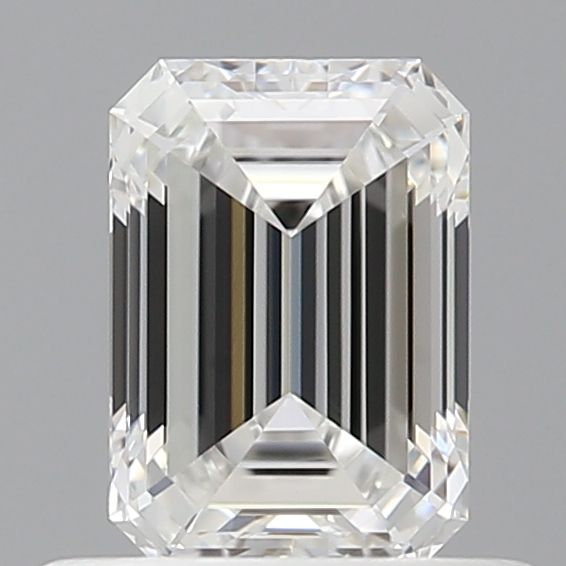 Diamante Naturale Taglio Smeraldo 0.53ct EX/VG E VVS2 - GIA - 5.57x3.92x2.55mm