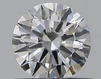 Diamante Naturale Taglio Brillante 0.46ct 3EX F IF - GIA - 5.0x5.01x3.0mm