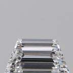 Diamante Naturale Taglio Trapezio 0.43ct EX/EX D IF - GIA - 6.71x3.56x2.27mm