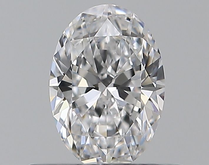 Diamante Naturale Taglio Ovale 0.41ct VG/EX D IF - GIA - 5.91x4.13x2.54mm