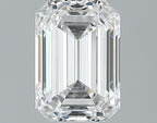 Diamante Naturale Taglio Smeraldo 0.83ct VG/EX D VVS1 - GIA - 6.33x4.41x3.0mm