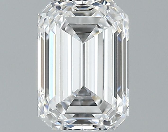 Diamante Naturale Taglio Smeraldo 0.83ct VG/EX D VVS1 - GIA - 6.33x4.41x3.0mm