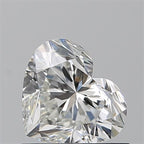 Diamante Naturale Taglio Cuore 0.76ct EX/VG H IF - GIA - 5.43x6.31x3.77mm
