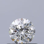 Diamante Naturale Taglio Brillante 0.5ct VG/EX/EX G VVS2 - GIA - 4.95x4.98x3.2mm