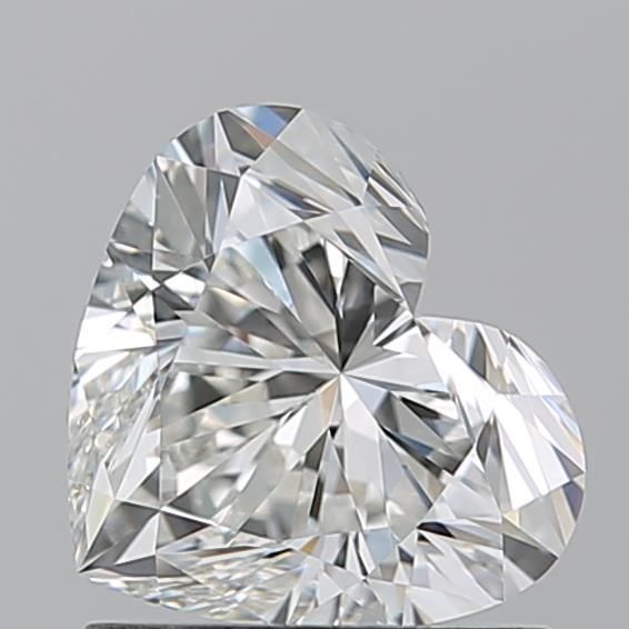 Diamante Naturale Taglio Cuore 1.11ct EX/EX H VVS1 - GIA - 6.29x7.18x4.23mm