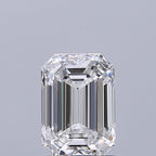 Diamante Naturale Taglio Smeraldo 0.77ct EX/EX E VVS2 - GIA - 6.18x4.34x2.95mm
