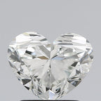 Diamante Naturale Taglio Cuore 1.72ct EX/EX F VS1 - IGI - 6.86x8.34x5.03mm