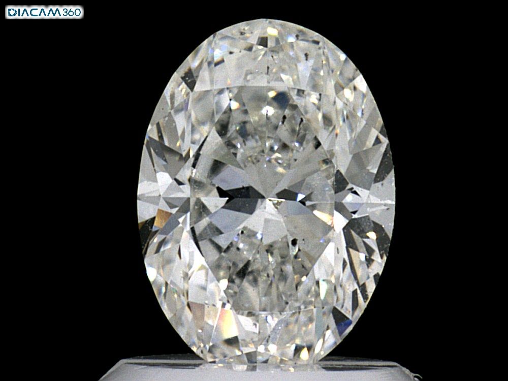 Diamante Naturale Taglio Ovale 1.01ct VG/EX G VS2 - GIA - 7.57x5.48x3.65mm