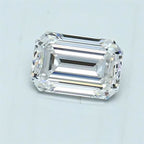 Diamante Naturale Taglio Smeraldo 0.83ct VG/EX E IF - GIA - 6.6x4.47x2.89mm