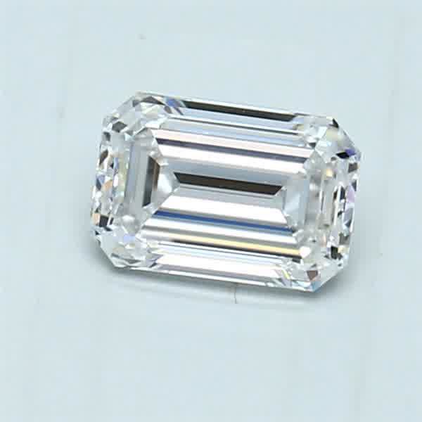 Diamante Naturale Taglio Smeraldo 0.83ct VG/EX E IF - GIA - 6.6x4.47x2.89mm