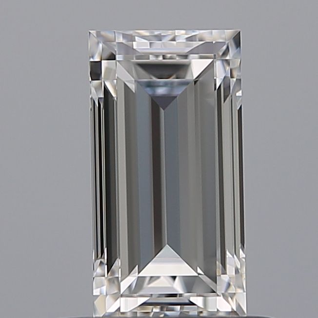 Diamante Naturale Taglio Baguette 0.68ct EX/EX E VVS1 - GIA - 6.87x3.58x2.66mm