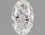 Diamante Naturale Taglio Ovale 0.5ct VG/EX E VVS2 - GIA - 7.06x4.29x2.62mm