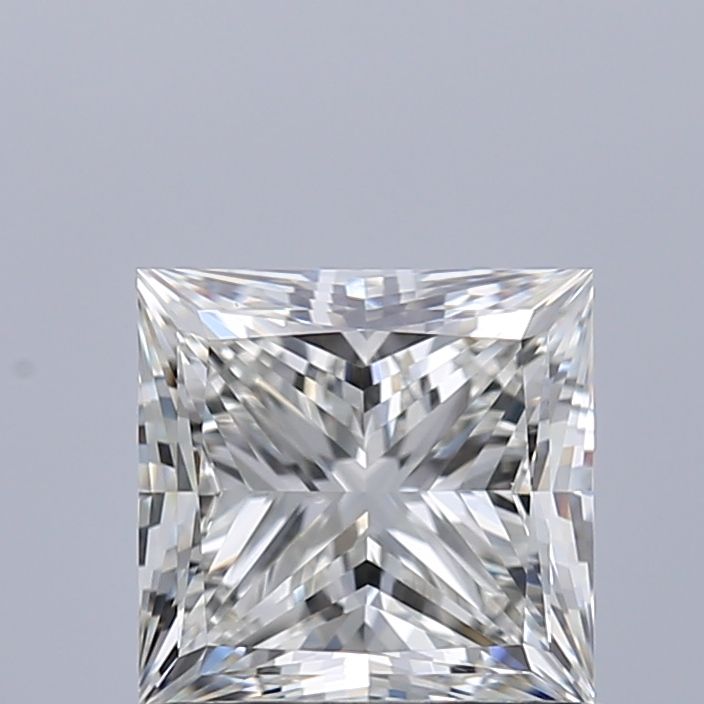 Diamante Naturale Taglio Princess 0.9ct EX/EX I VVS1 - GIA - 5.19x5.1x3.79mm