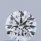 Diamante Naturale Taglio Brillante 0.38ct EX/EX/VG H VS1 - GIA - 4.66x4.68x2.9mm