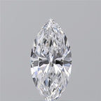 Diamante Naturale Taglio Marquise 0.59ct EX/EX D IF - GIA - 9.25x4.38x2.55mm