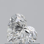 Diamante Naturale Taglio Cuore 0.5ct EX/VG F VS1 - GIA - 4.81x5.62x3.27mm