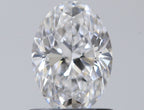 Diamante Naturale Taglio Ovale 0.8ct VG/EX D VVS1 - GIA - 7.31x5.16x3.23mm