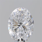 Diamante Naturale Taglio Ovale 0.9ct VG/EX D VS1 - GIA - 7.31x5.29x3.43mm