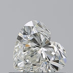 Diamante Naturale Taglio Cuore 0.6ct VG/EX J VVS1 - GIA - 5.22x5.75x3.44mm