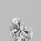 Diamante Naturale Taglio Cuore 0.52ct EX/EX G IF - GIA - 4.64x5.54x3.51mm