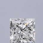 Diamante Naturale Taglio Princess 0.58ct EX/VG H VVS2 - GIA - 4.46x4.46x3.31mm