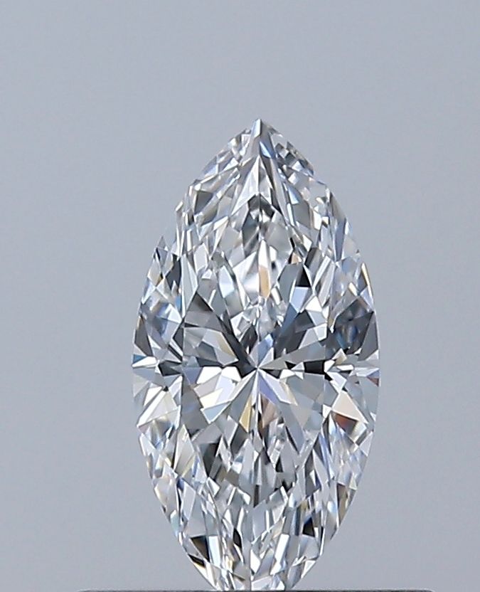 Diamante Naturale Taglio Marquise 0.41ct VG/EX D VVS2 - GIA - 7.78x3.83x2.4mm