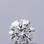 Diamante Naturale Taglio Brillante 0.5ct 3EX F VVS1 - GIA - 5.03x5.07x3.17mm