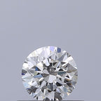 Diamante Naturale Taglio Brillante 0.4ct VG/EX/EX F IF - GIA - 4.6x4.64x2.98mm