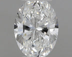 Diamante Naturale Taglio Ovale 0.33ct VG/VG F VVS2 - IGI - 5.26x3.88x2.53mm