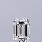 Diamante Naturale Taglio Smeraldo 0.5ct G/EX F VVS1 - GIA - 5.25x3.79x2.6mm