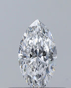 Diamante Naturale Taglio Marquise 0.33ct EX/EX D VS1 - GIA - 6.9x3.63x2.28mm