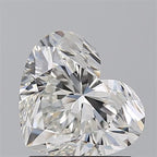 Diamante Naturale Taglio Cuore 1.53ct EX/EX H VS1 - GIA - 6.81x8.0x4.69mm