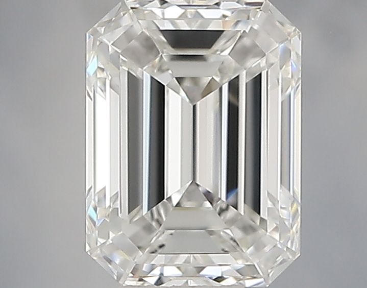 Diamante Naturale Taglio Smeraldo 0.9ct VG/EX E VVS2 - IGI - 6.15x4.63x3.2mm