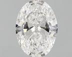 Diamante Naturale Taglio Ovale 0.71ct VG/VG F VVS2 - GIA - 7.07x5.17x3.0mm
