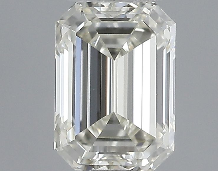 Diamante Naturale Taglio Smeraldo 0.7ct EX/EX J VVS1 - IGI - 5.95x4.2x2.85mm
