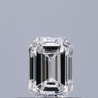 Diamante Naturale Taglio Smeraldo 0.5ct EX/EX E VVS2 - GIA - 5.23x3.74x2.6mm