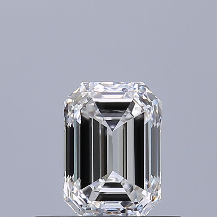 Diamante Naturale Taglio Smeraldo 0.5ct EX/EX E VVS2 - GIA - 5.23x3.74x2.6mm