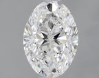 Diamante Naturale Taglio Ovale 1ct VG/VG E VVS2 - GIA - 7.68x5.46x3.53mm