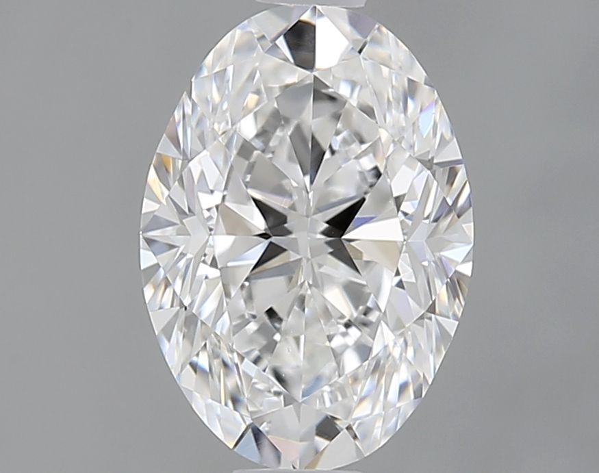 Diamante Naturale Taglio Ovale 1ct VG/VG E VVS2 - GIA - 7.68x5.46x3.53mm