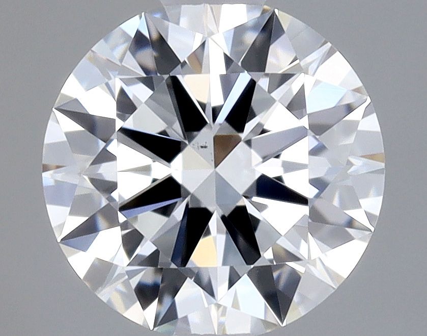 Diamante Naturale Taglio Brillante 0.5ct VG/EX/EX F VS2 - GIA - 5.21x5.19x3.06mm