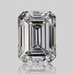 Diamante Naturale Taglio Smeraldo 0.7ct EX/EX F VS1 - IGI - 5.76x4.23x2.89mm