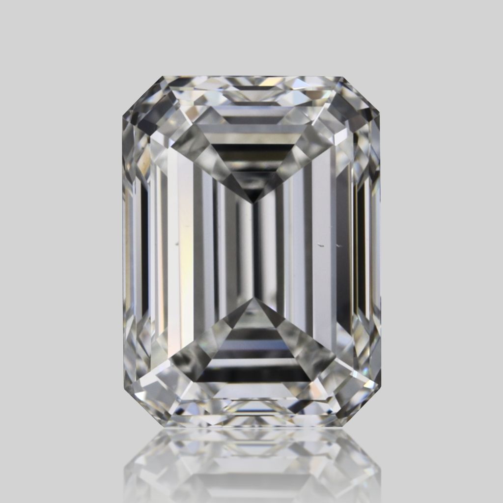 Diamante Naturale Taglio Smeraldo 0.7ct EX/EX F VS1 - IGI - 5.76x4.23x2.89mm
