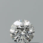 Diamante Naturale Taglio Brillante 0.19ct 3EX G VVS1 - GIA - 3.7x3.72x2.27mm