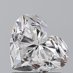 Diamante Naturale Taglio Cuore 1.5ct EX/EX E VS1 - GIA - 6.64x7.7x4.92mm