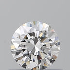 Diamante Naturale Taglio Brillante 0.5ct 3EX F VVS1 - GIA - 5.14x5.12x3.11mm