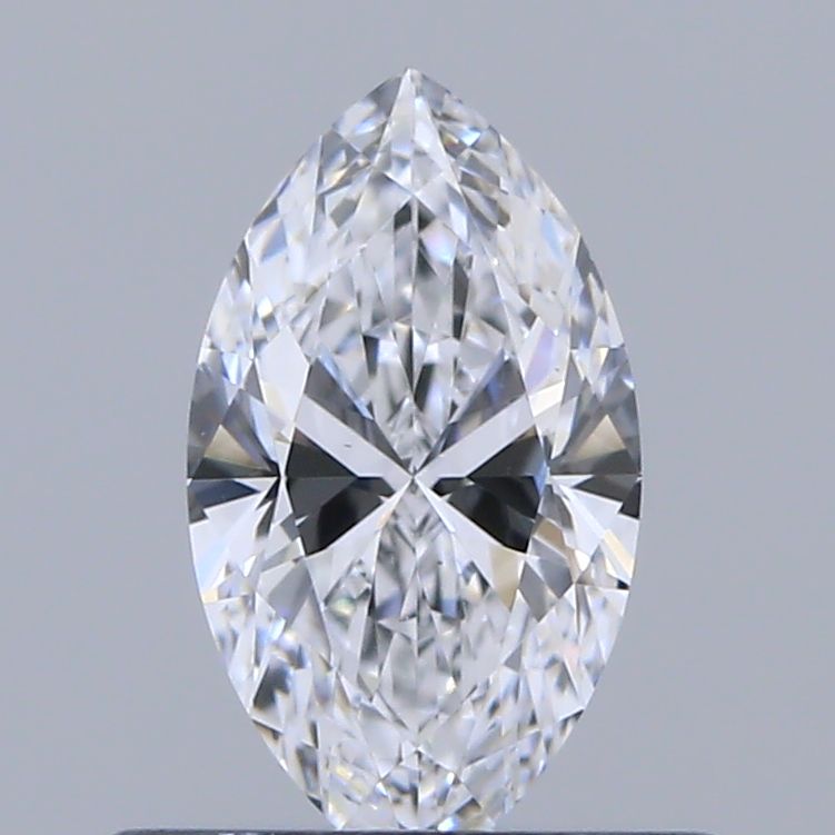 Diamante Naturale Taglio Marquise 0.45ct EX/EX D VS1 - GIA - 4.17x7.49x2.52mm