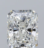 Diamante Naturale Taglio Radiant 0.55ct EX/EX G VVS1 - GIA - 5.41x4.19x2.81mm