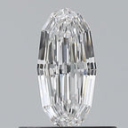Diamante Naturale Taglio Ovale 0.4ct VG/VG D VS2 - GIA - 7.27x3.52x1.89mm
