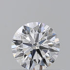 Diamante Taglio Brillante 0.5ct VG/VG/EX D VVS2 - GIA - 5.02x4.97x3.17mm
